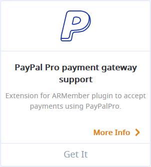 ARMember PayPal Pro PayFlow Addon