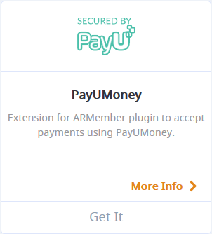 ARMember PayUmoney payment Gateway Addon