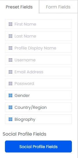 ARMember - ARMember Social fields
