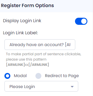 ARMember - Edit Forms