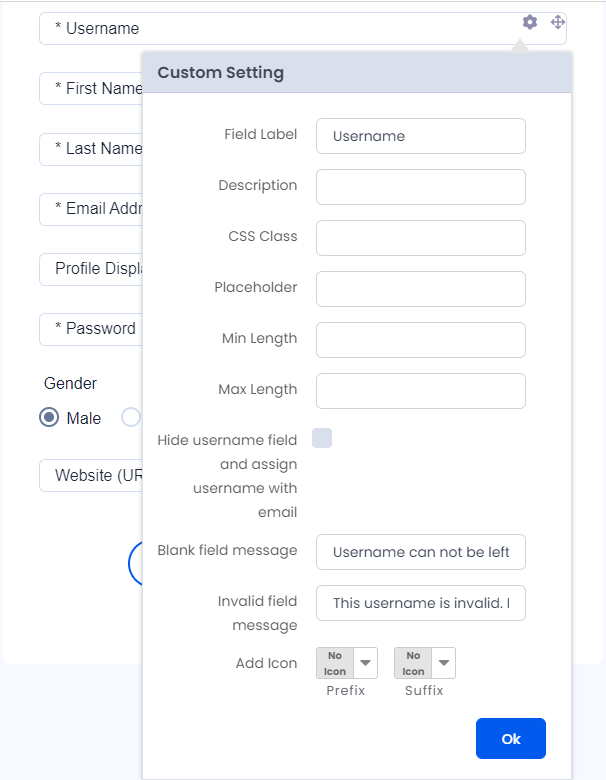 ARMember - Edit Forms