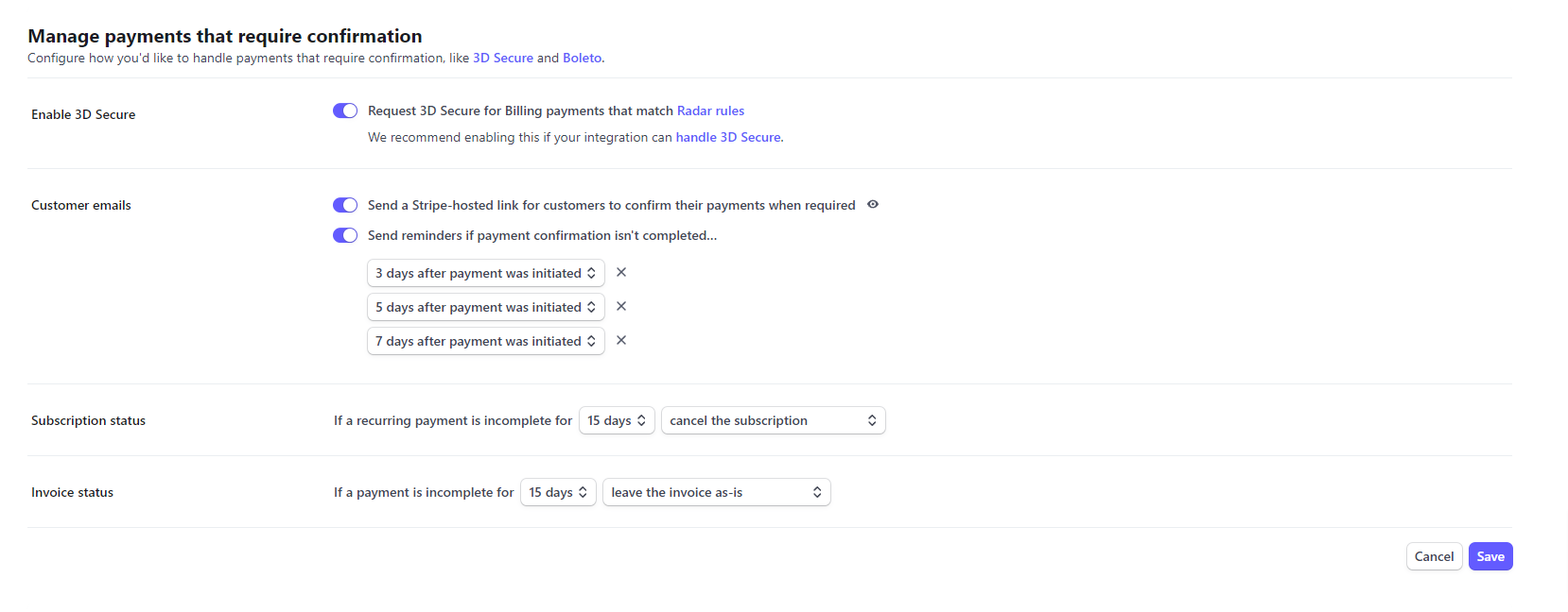 ARMember stripe subscriptions and emails Reminder