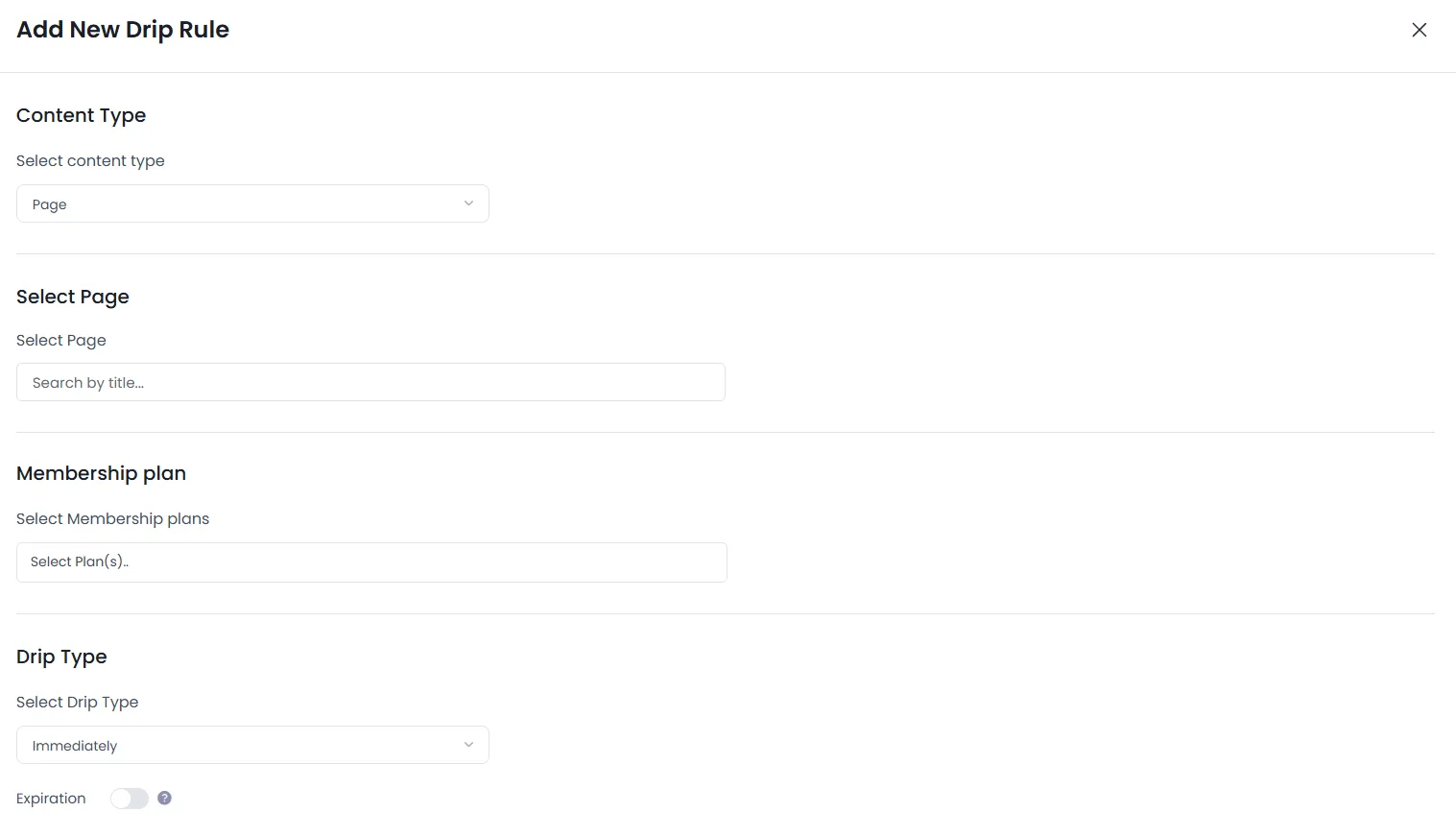 ARMember - Drip Content Schedule