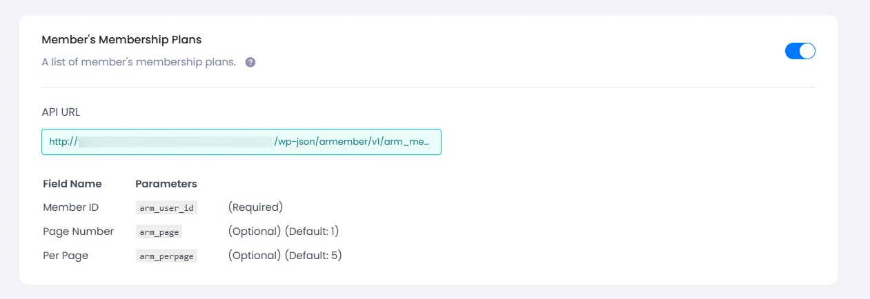 API Service Member's Paid Posts