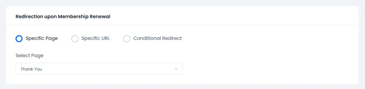 ARMember General Settings ( Redirection )