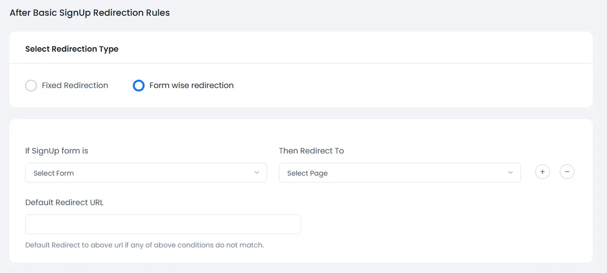 ARMember General Settings ( Redirection )