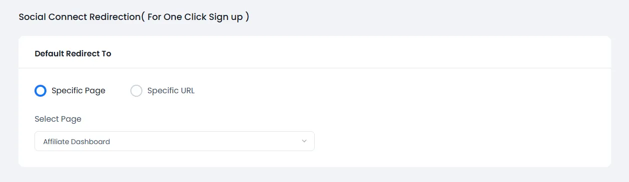 ARMember General Settings ( Redirection )