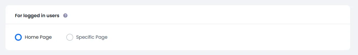 ARMember General Settings ( Redirection )