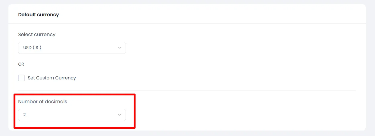 ARMember - Set decimals