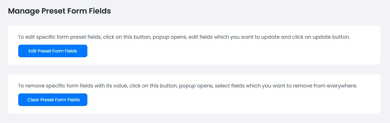 ARMember - Clear Form Fields