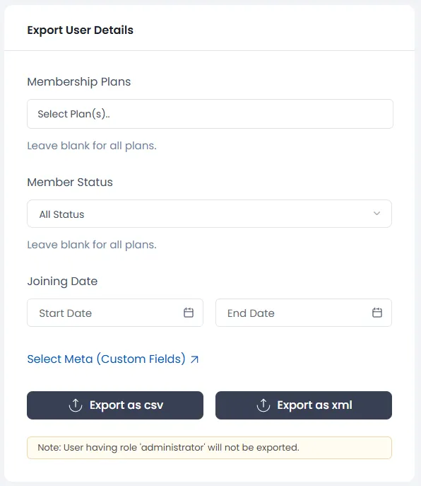 ARMember General Settings