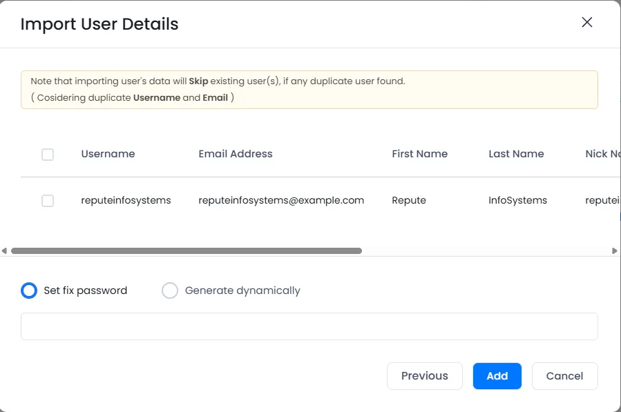 ARMember Import Time Password Setting