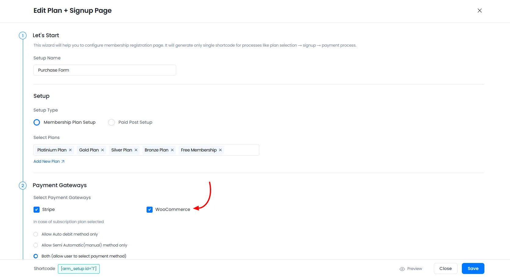 ARMember General Settings ( Payment Gateways )