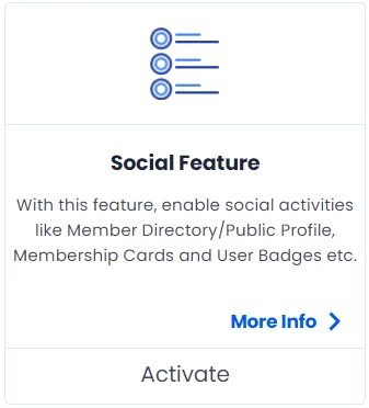 ARMember social feature
