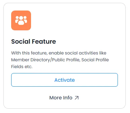 ARMember social feature