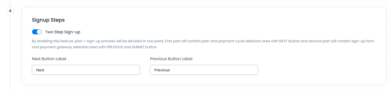 ARMember Signup Steps ARMember Signup Steps