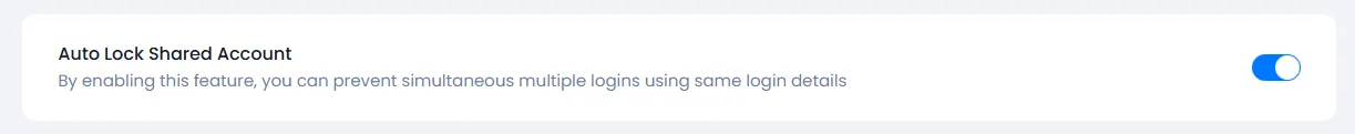 Auto Lock Account