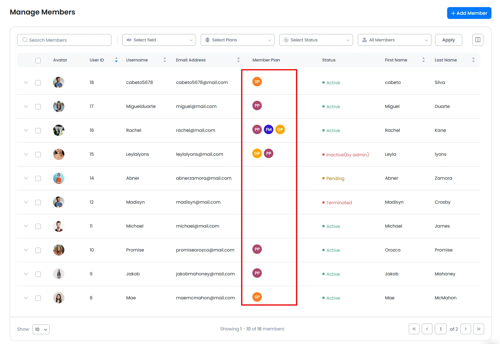 ARMember Multiple Membership Plan