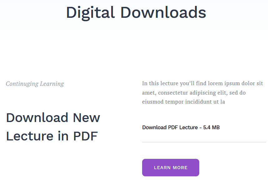 download PDF frontend