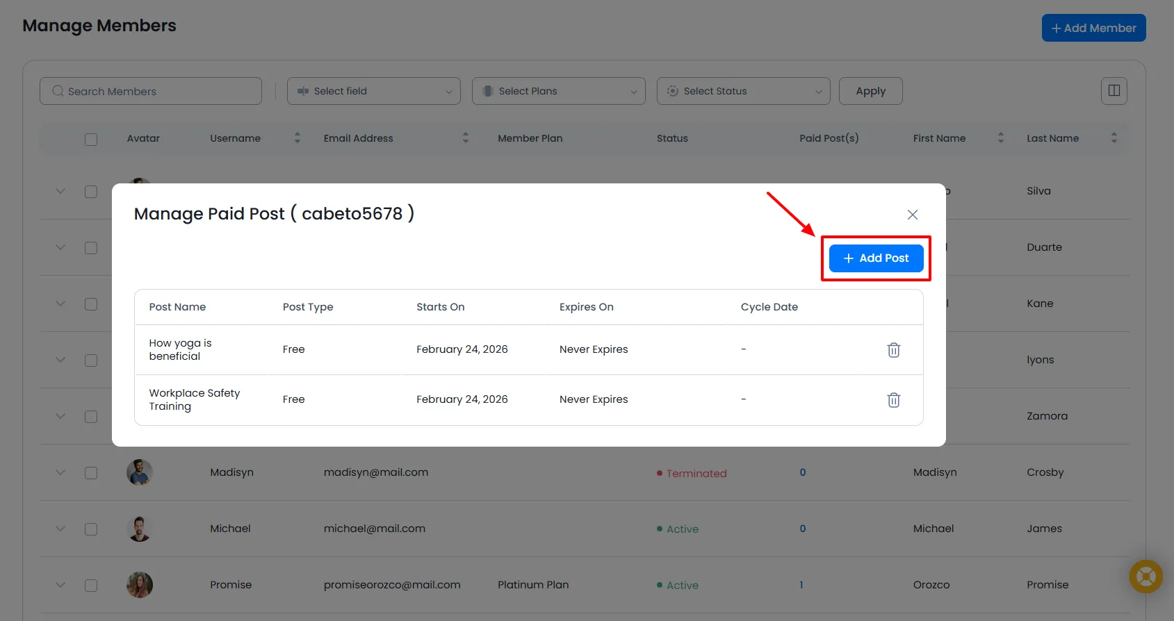 ARMember Paid Post ARMember Paid Post Assign