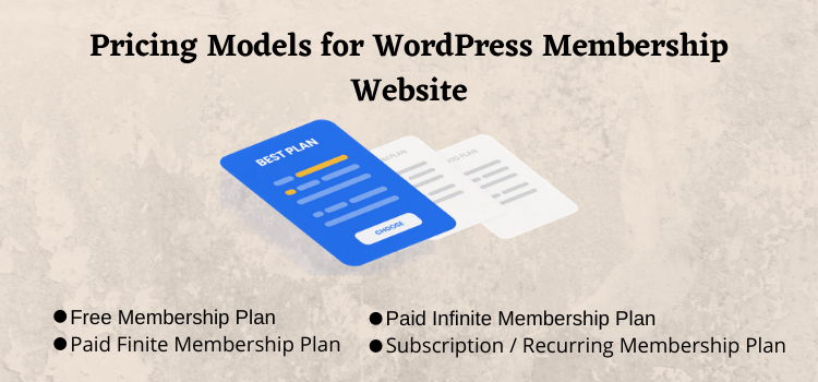 pricing model for membership website