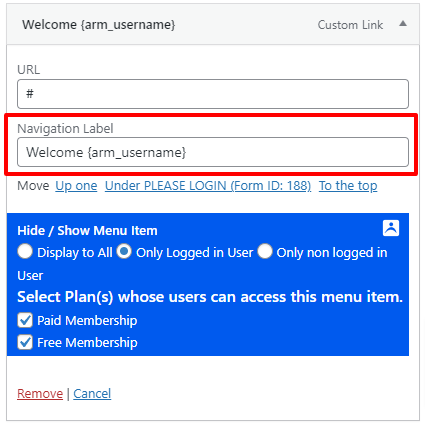 ARMember_menu_with_user_tag