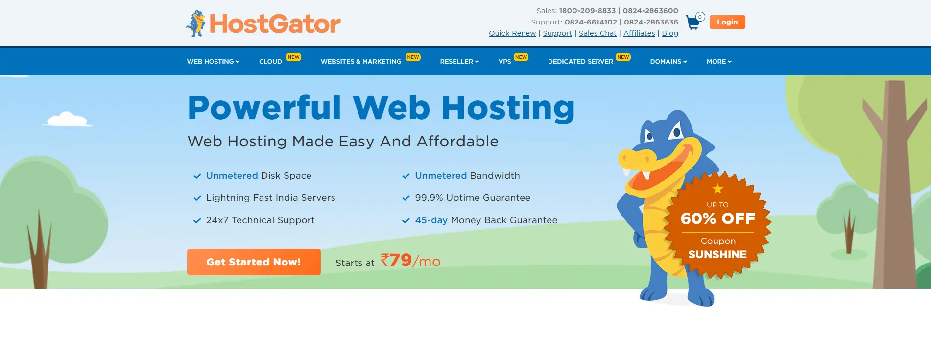 Hostgator - Membership Site Hosting Provider