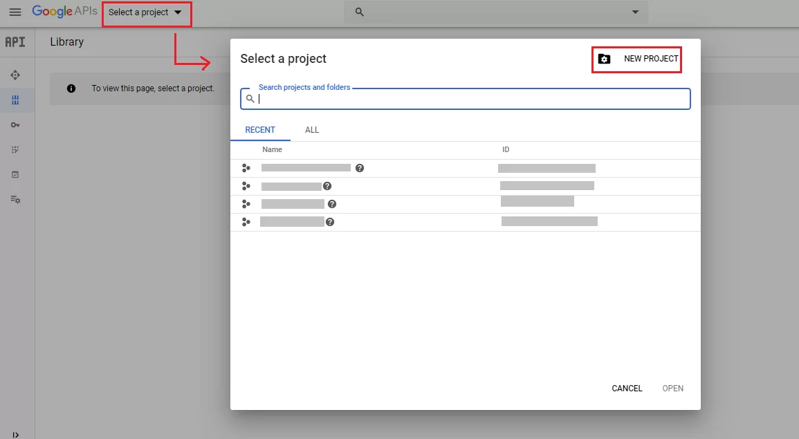 ARMember GMail Select Project