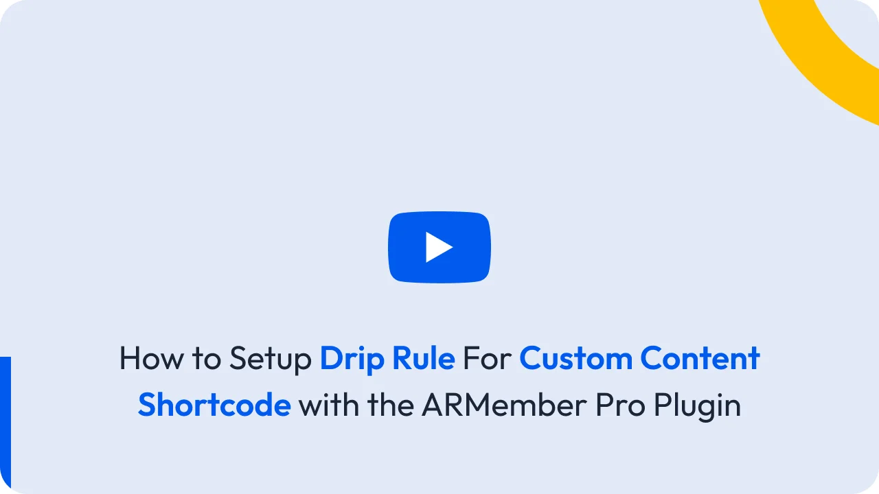 How to Setup Drip Content using ARMember Pro Plugin (and Why You Should!)