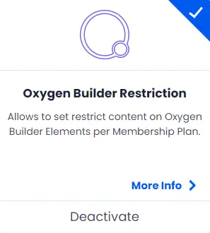 ARMember Oxygen Builder Restriction Support