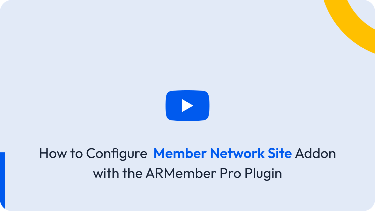Member Network Site
