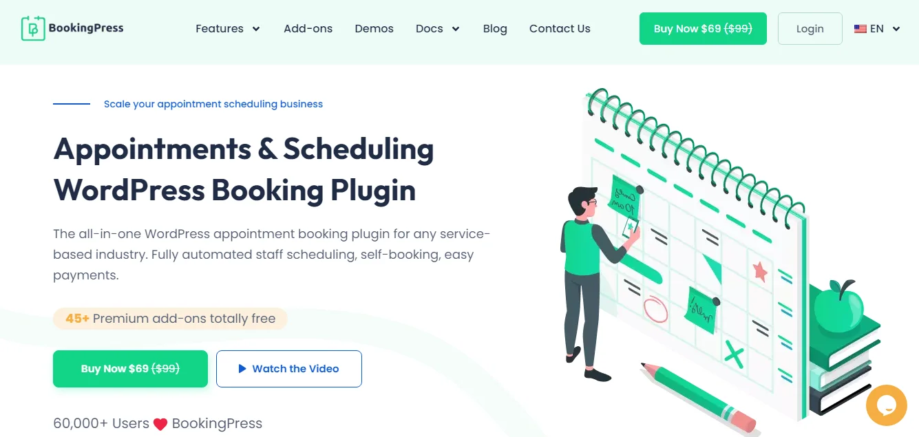 BookingPress appointment and booking software