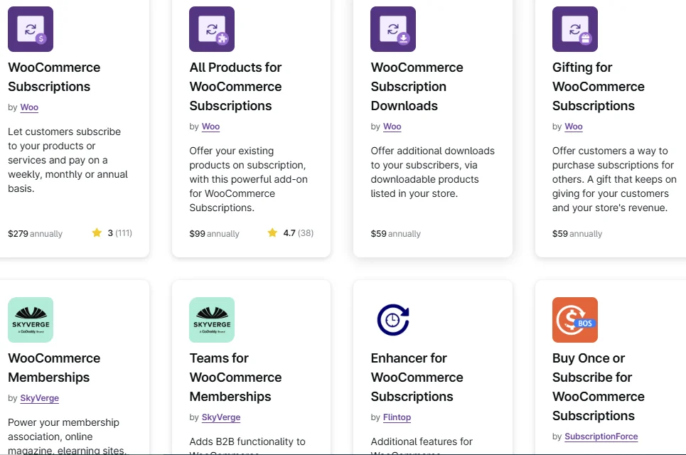 Complementary Extensions of WooCommerce Memberships