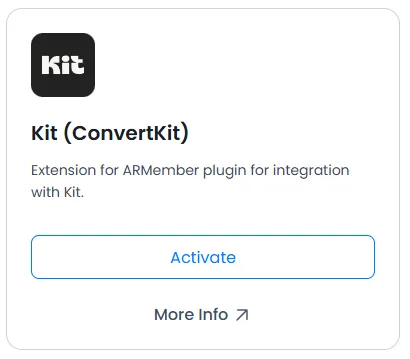 ARMember Kit Integration Addon