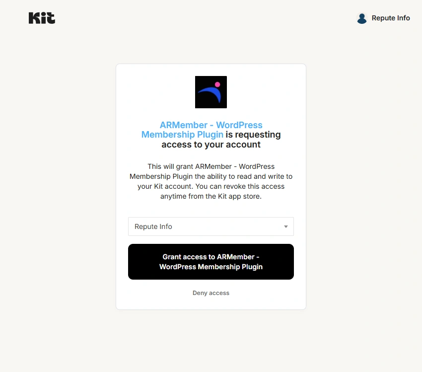 ARMember Kit Account