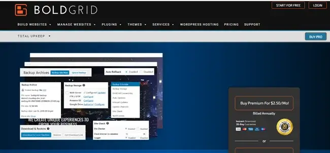 BoldGrid Backup plugin