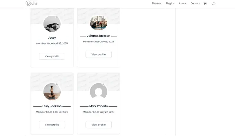 Use the theme settings to adjust the design