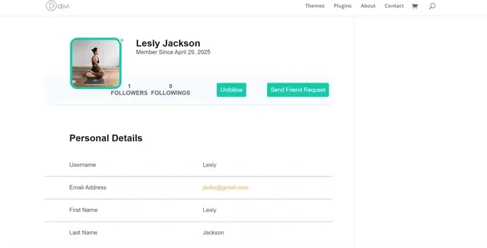 color settings for profiles