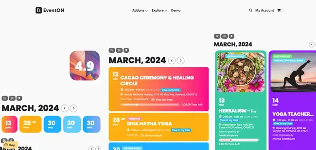EventOn plugin