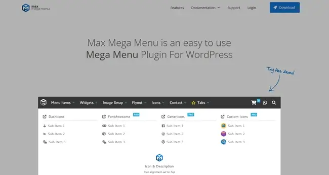 Max-Mega-Menu-Plugin-WordPress