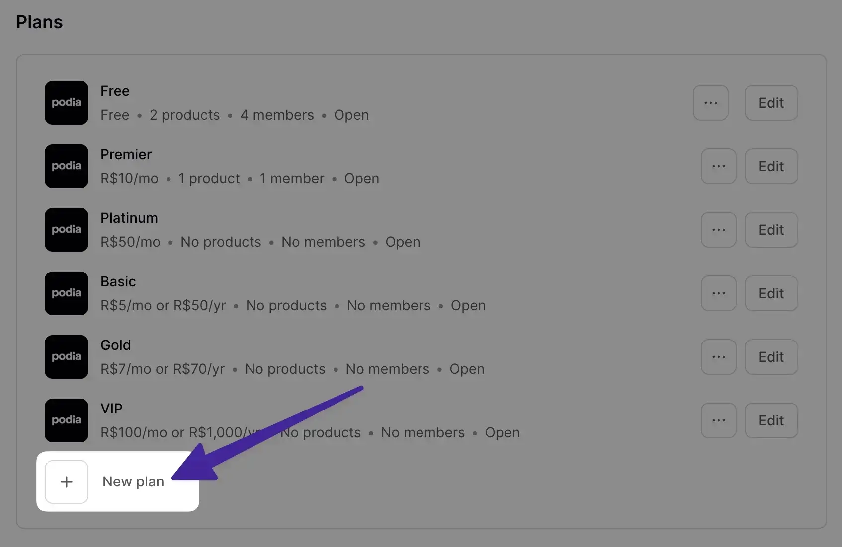 Podia-can-handle-unlimited-subscription-plans-in-one-account