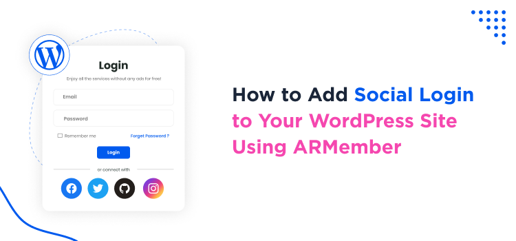 how to add social login to your WordPress site using armember