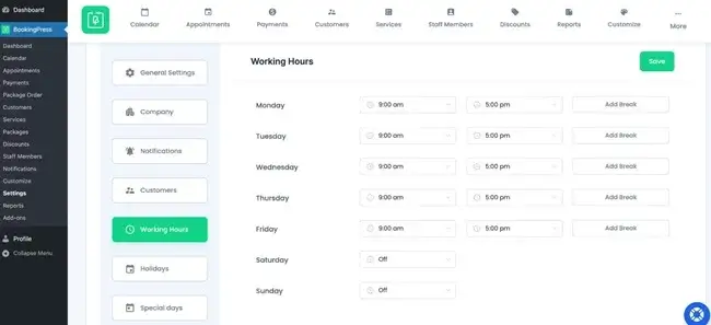 Scheduling-rules-booking-capabilities