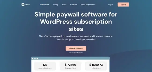 Zlick-Paywall