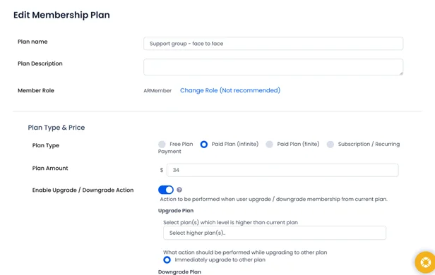 Create-Subscription-Levels-Set-Payment-Methods