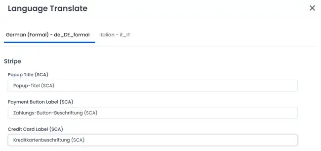 Translate billing and invoices