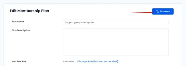 Translate membership plans and paid posts