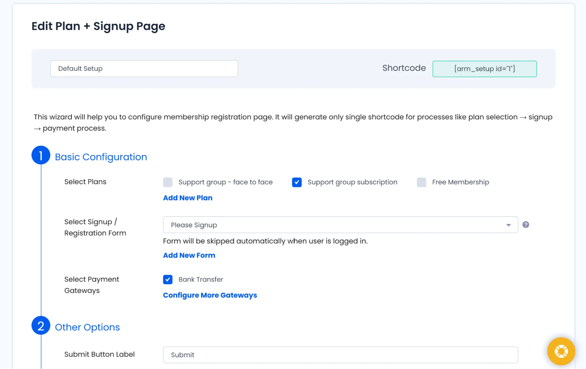 basic-configuration-for-signup-page