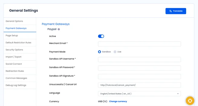 Choose-Payment-Method-for-User-Registration
