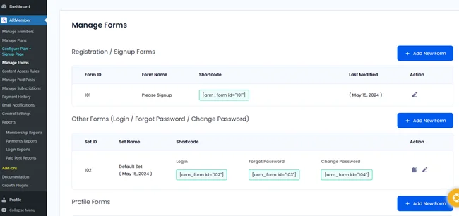 Manage-Forms